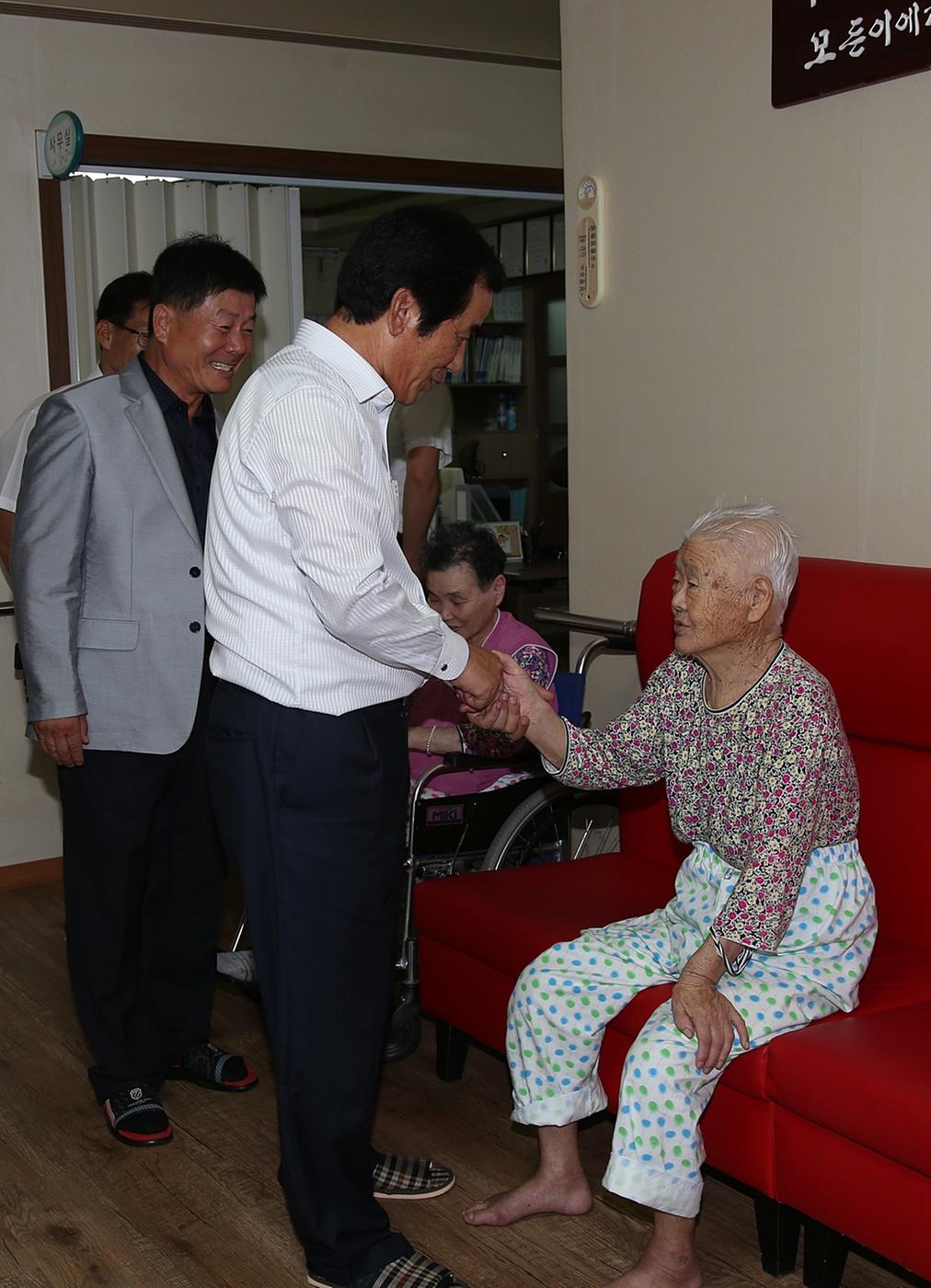 추석 절사회복지시설 위문