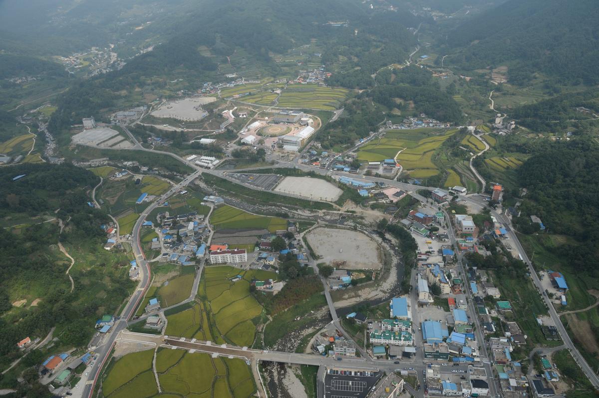 합천대장경세계문화축전 항공전경