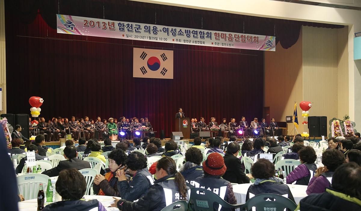 의용소방대 한마음단합대회