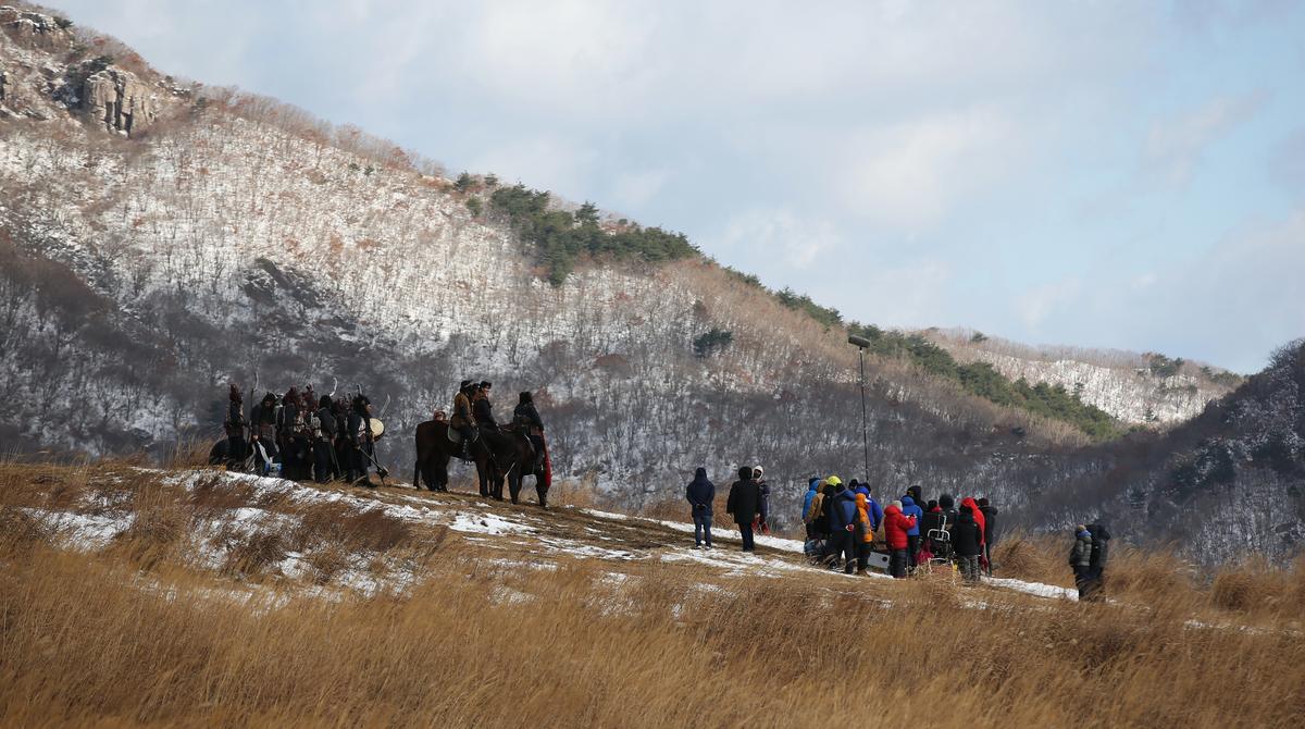 황매산 MBC기황후 드라마촬영