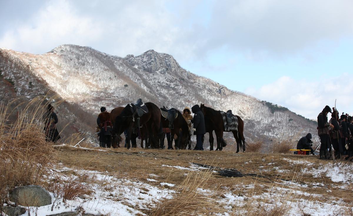 황매산 MBC기황후 드라마촬영