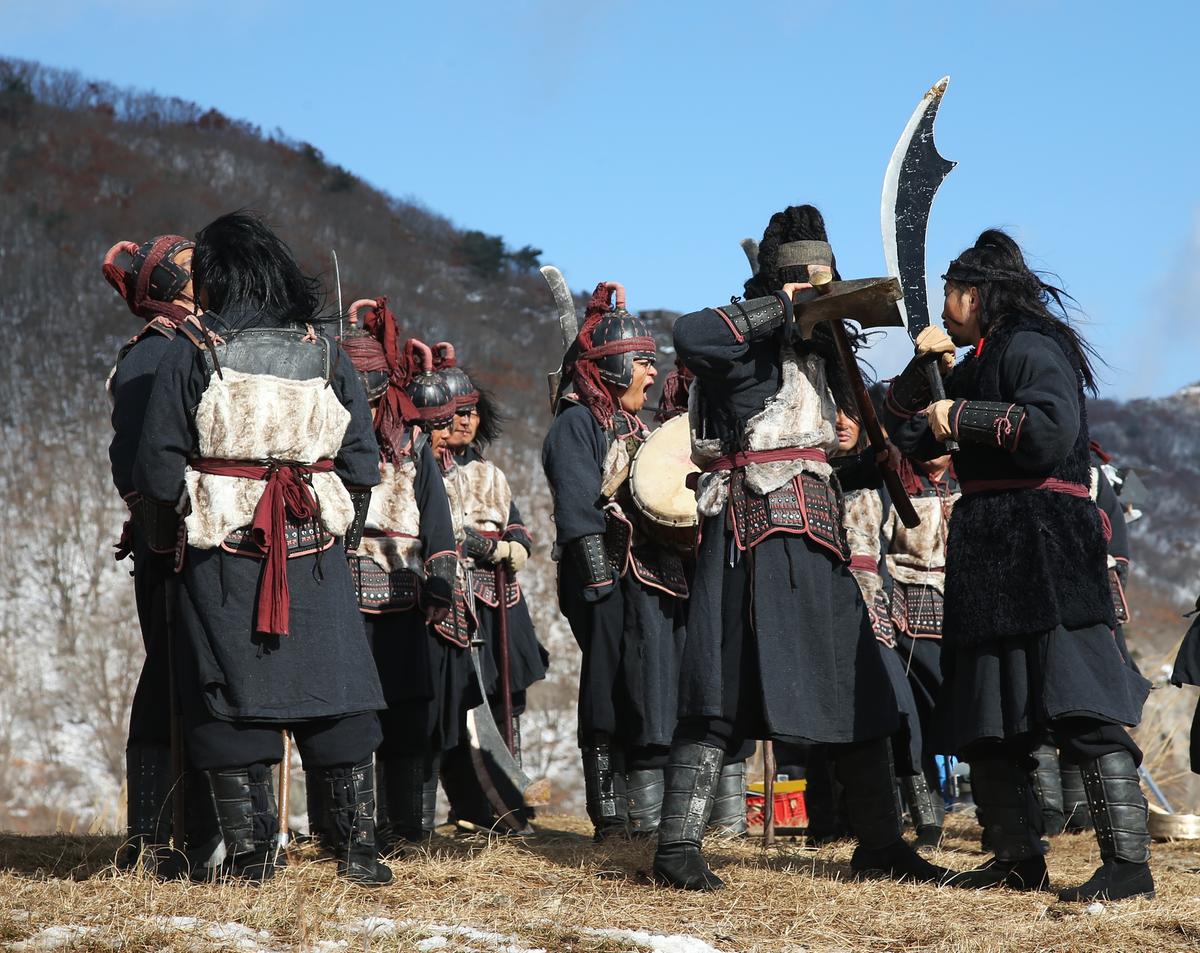 황매산 MBC기황후 드라마촬영