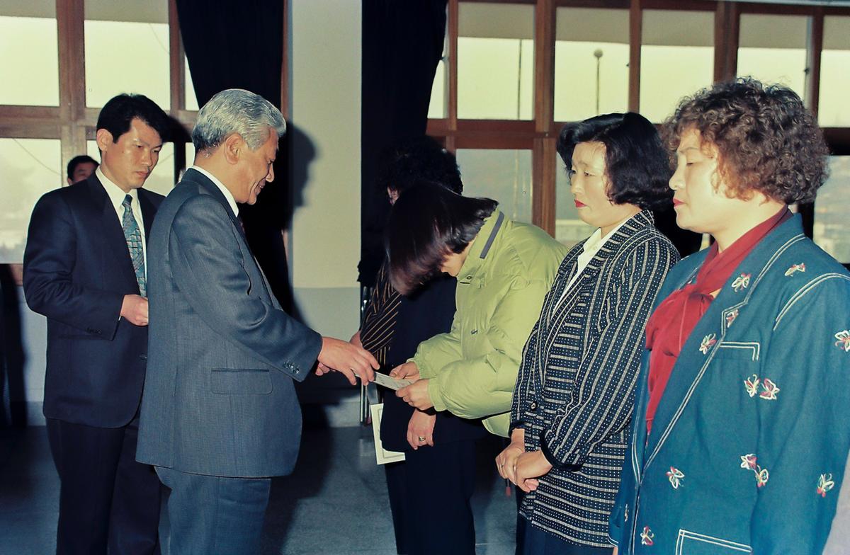 의용소방대장 부대장 임용장 전수식