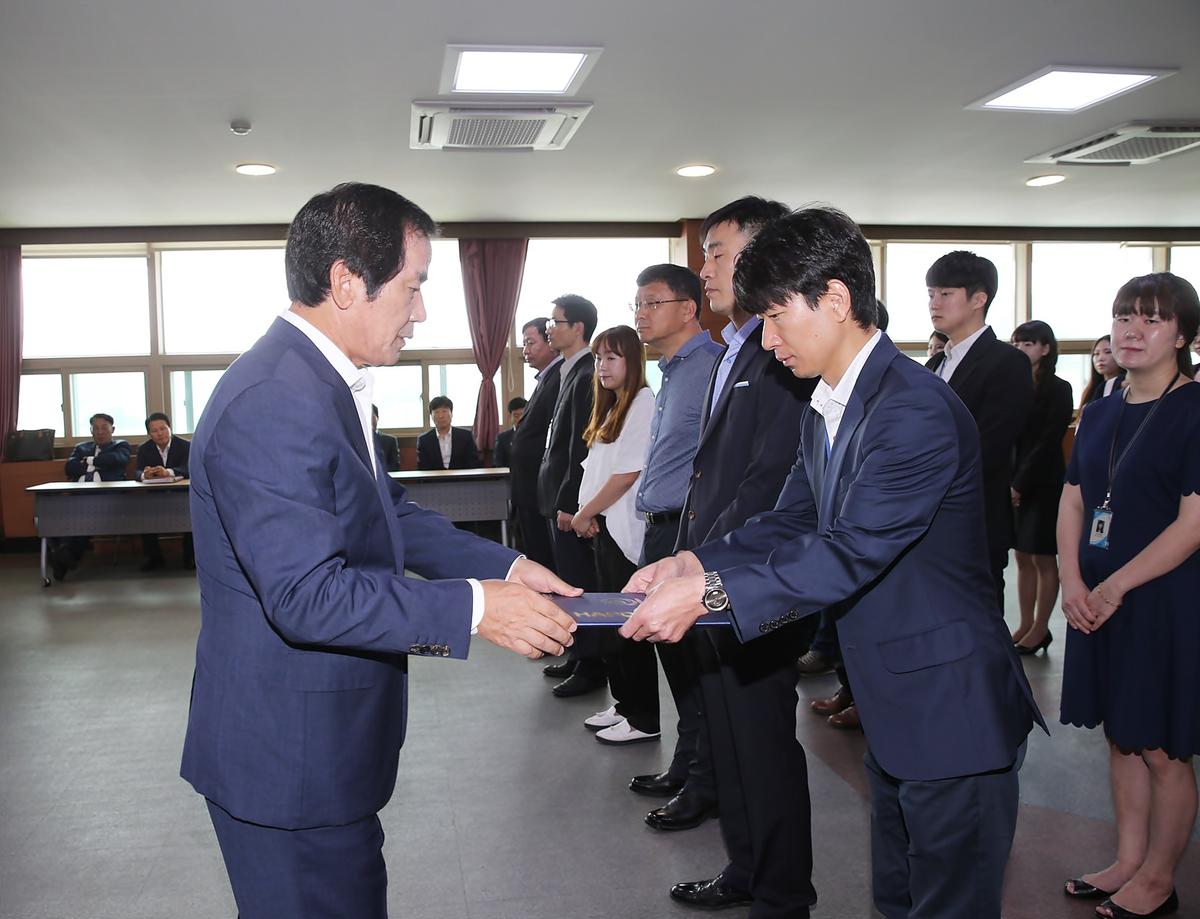 인사발령장교부