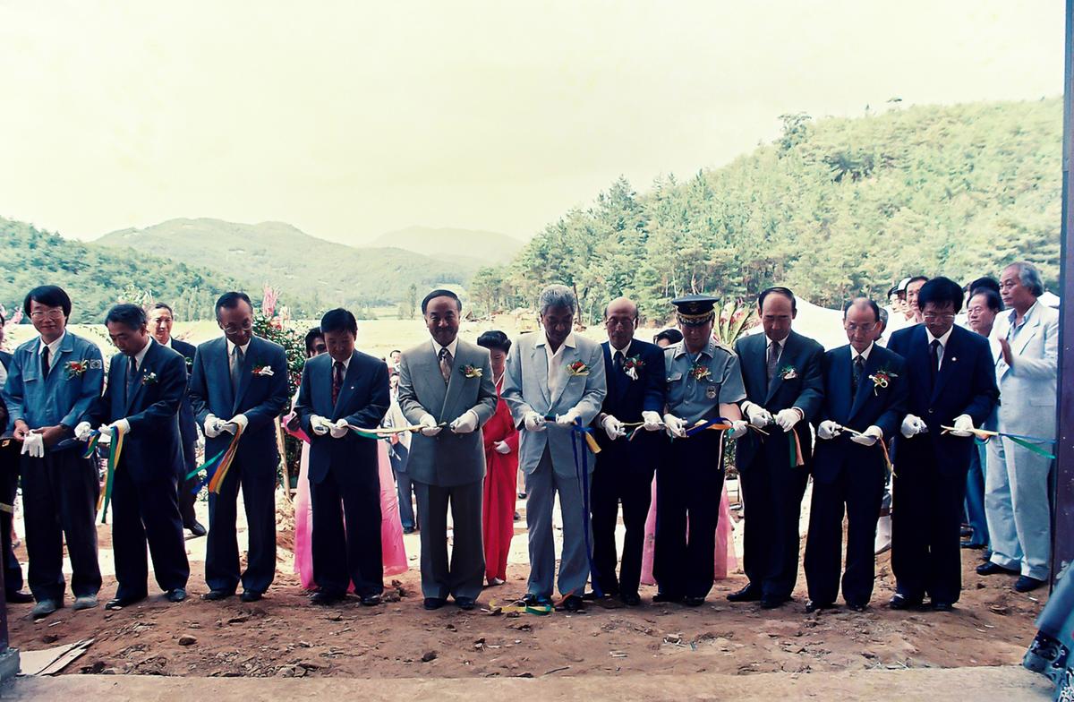 한국물산(주) 합첸제2공장 준공