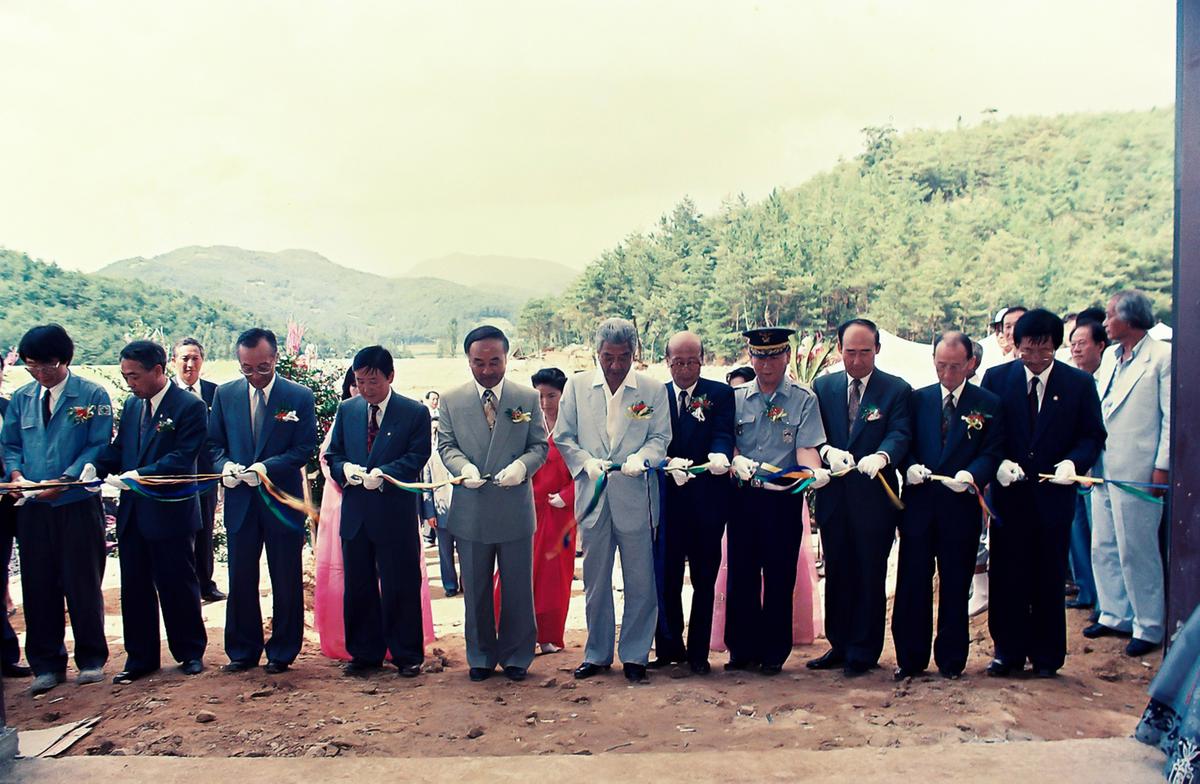 한국물산(주) 합첸제2공장 준공