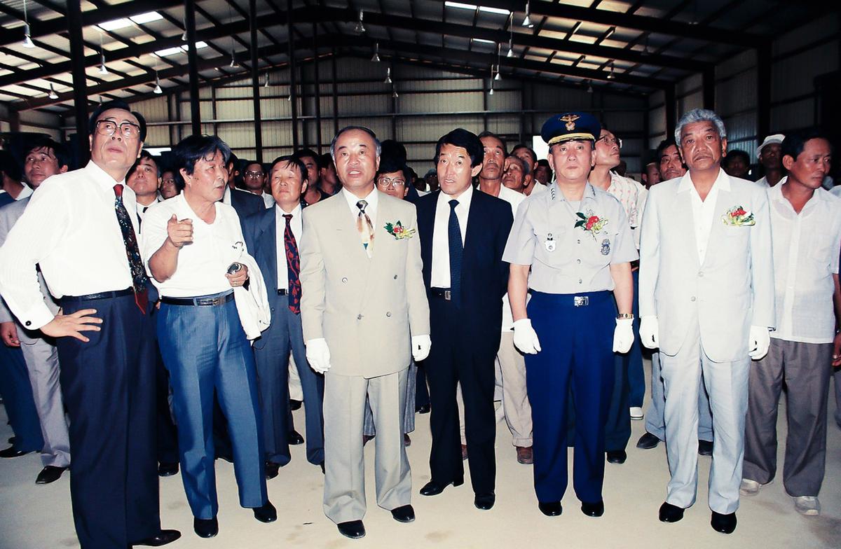 한국물산(주) 합첸제2공장 준공