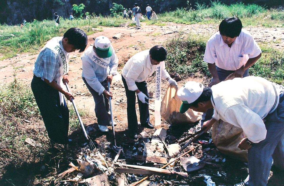 합천 다목적댐 저수지 대청결 운동