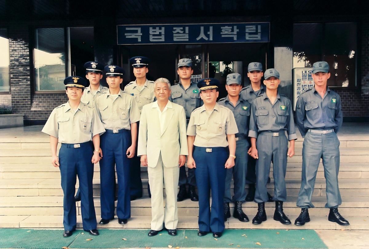 군수 방문