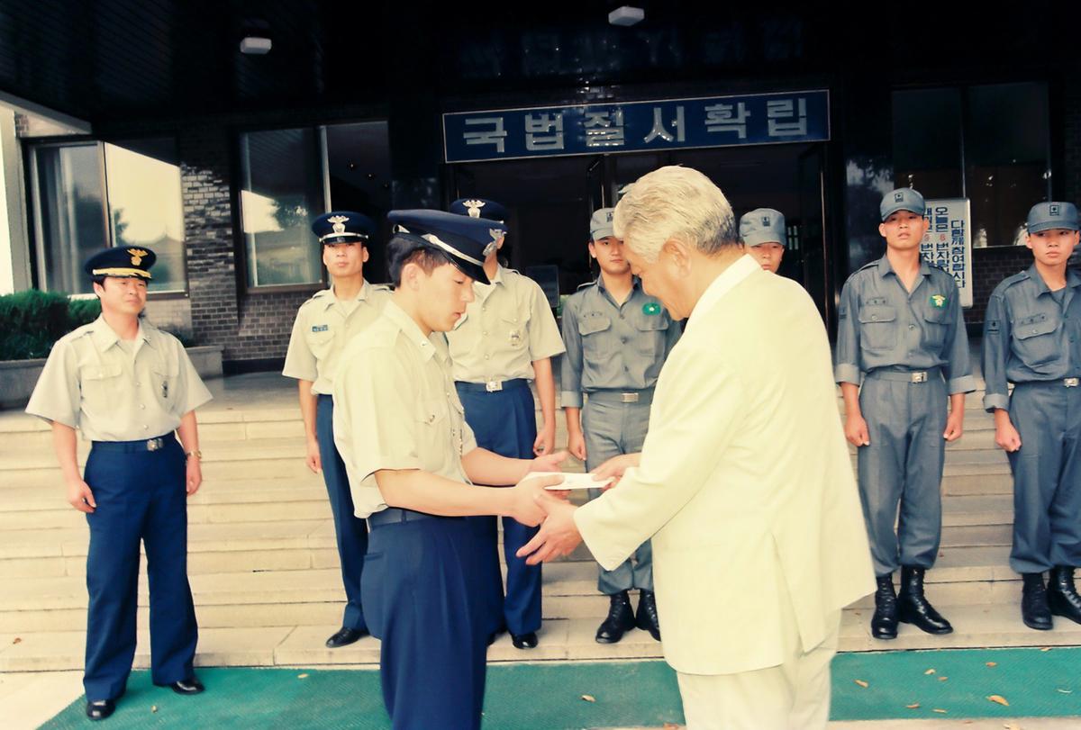 군수 방문