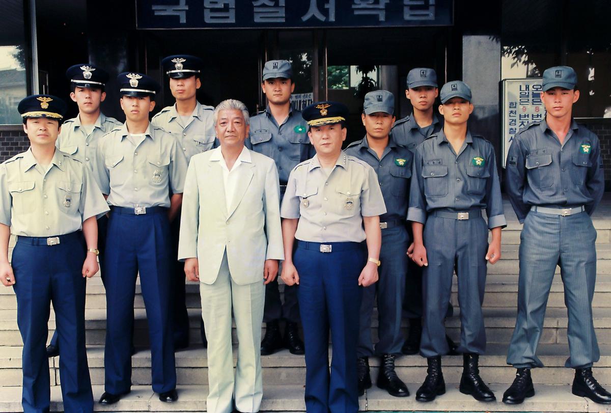 군수 방문