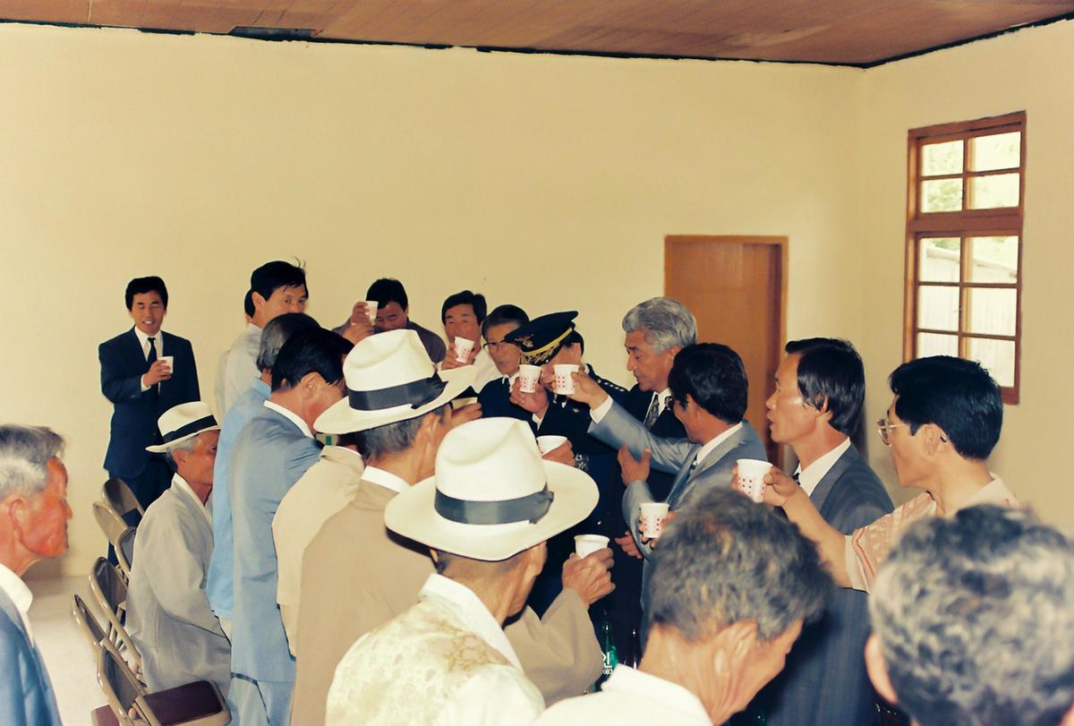 1991년도 범죄없는 마을 현판식