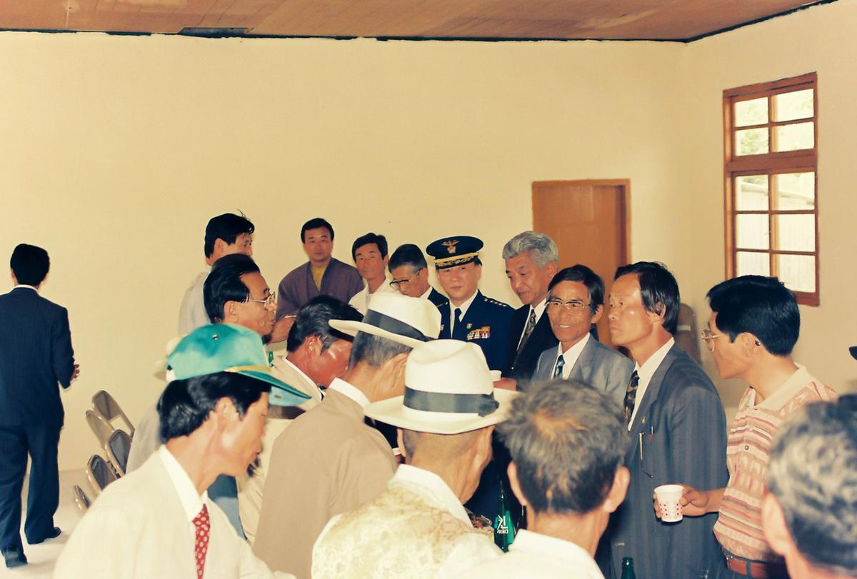 1991년도 범죄없는 마을 현판식