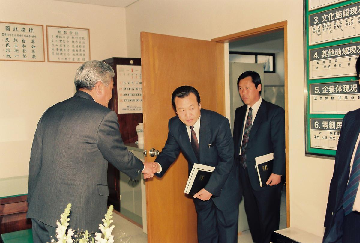 김한배군수 초청간담회
