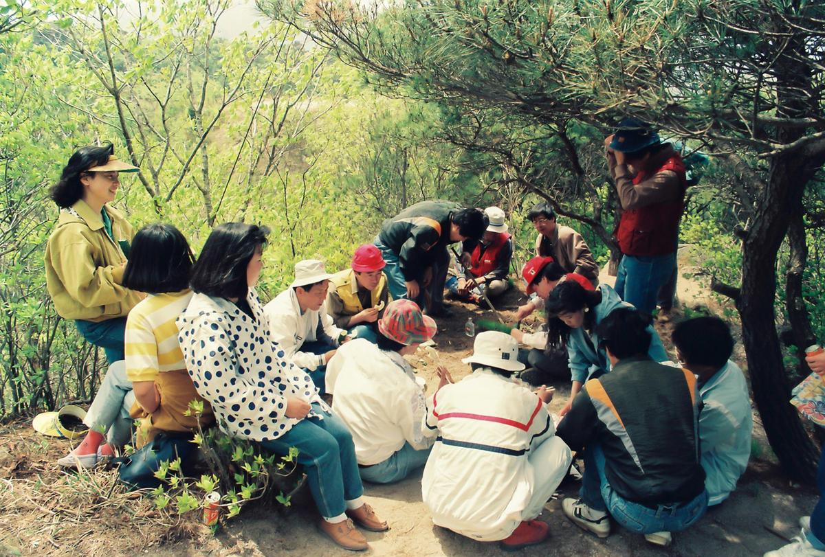 삿뽀로동산 등산