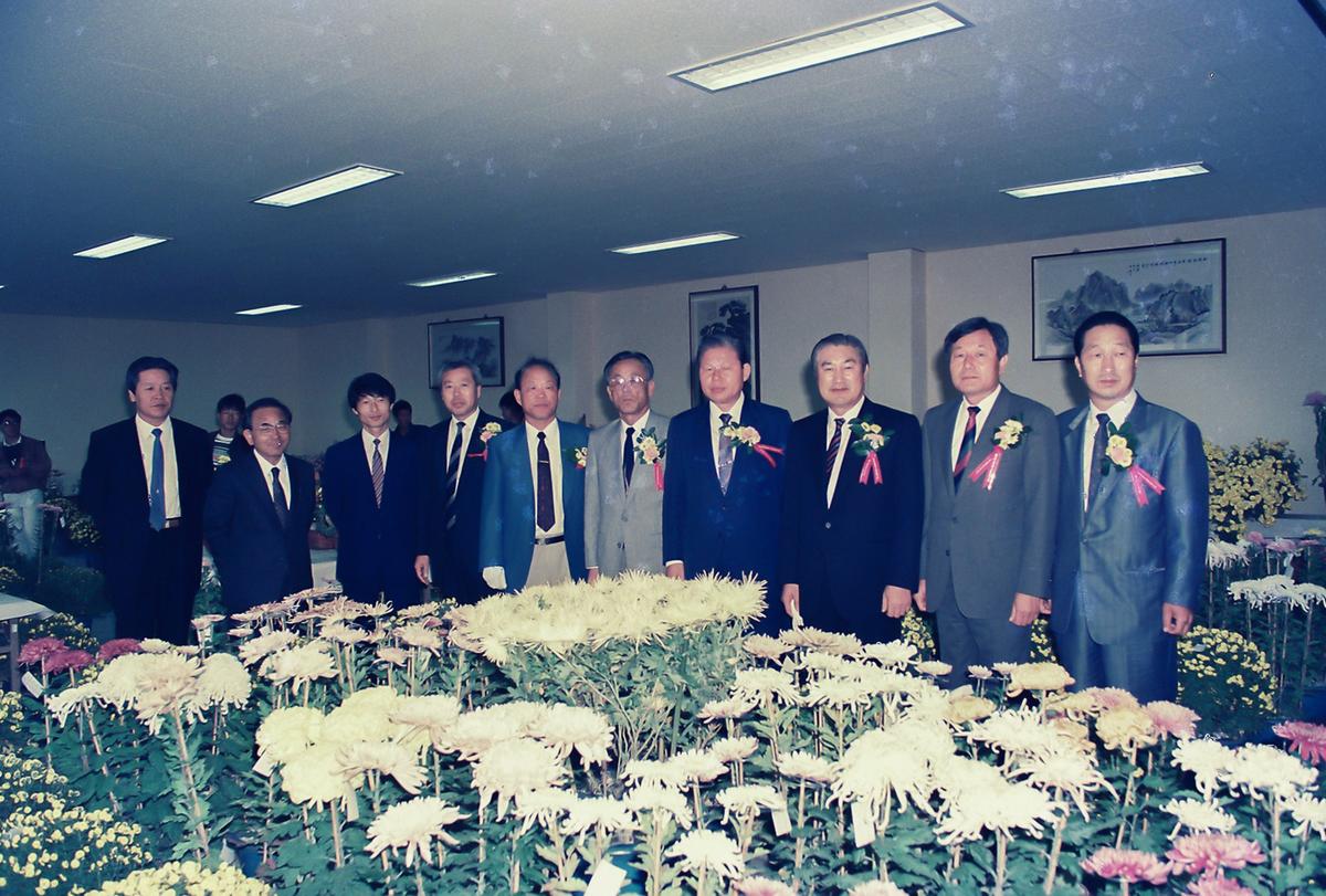 합천종합고등학교 국화전시회