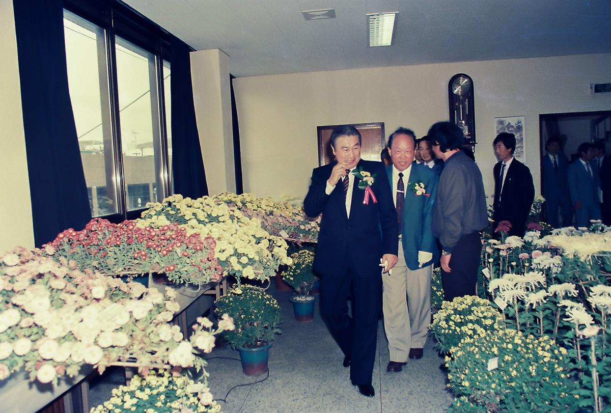합천종합고등학교 국화전시회