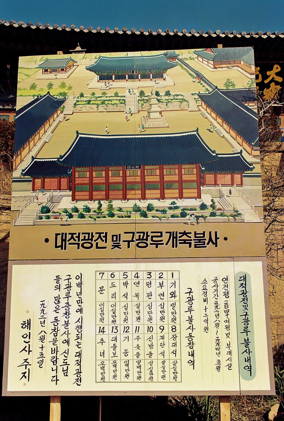 대적광전 및 구광루개축불사