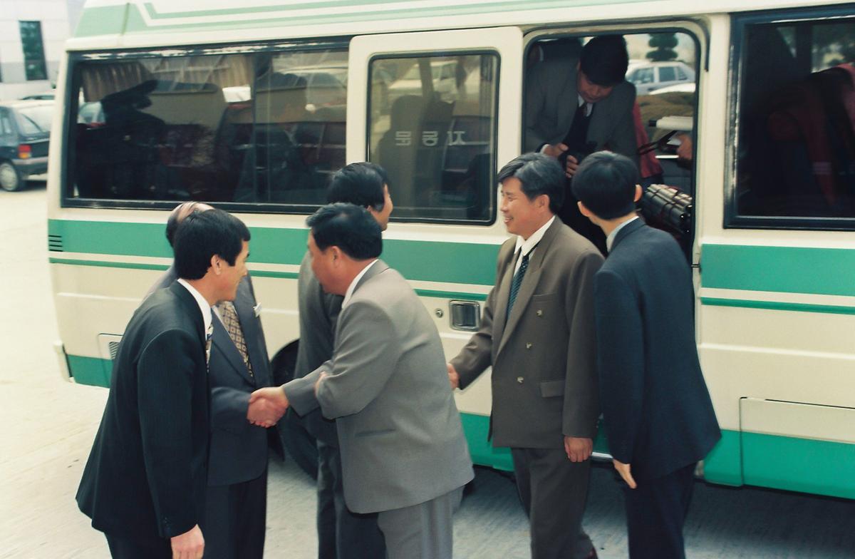 서난시장 일행 합천군 방문