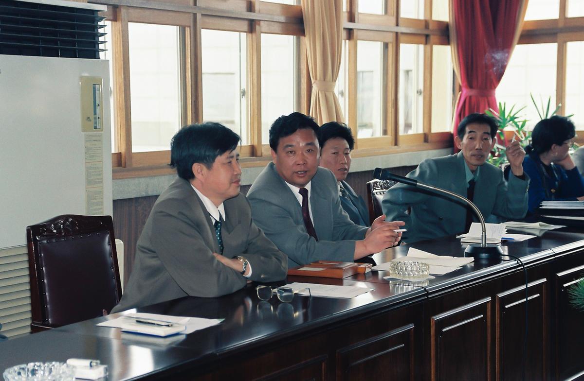 서난시장 일행 합천군 방문