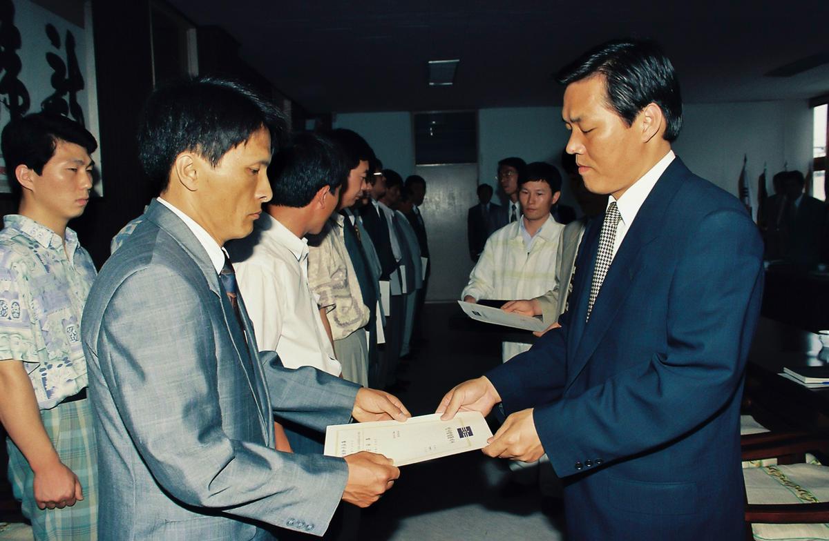 제33대 박완수군수 이임식