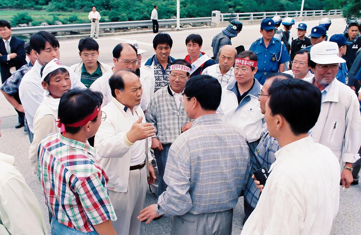 황강 취수장 결사 반대
