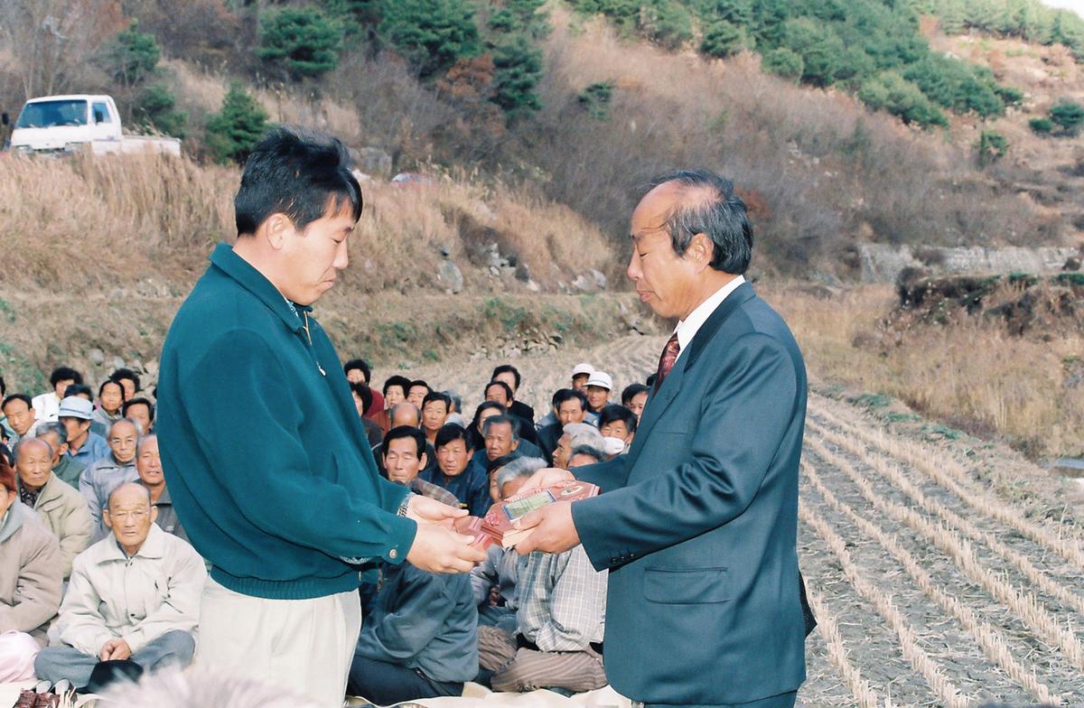 봉산면 권빈 1.3구 양수장 준공