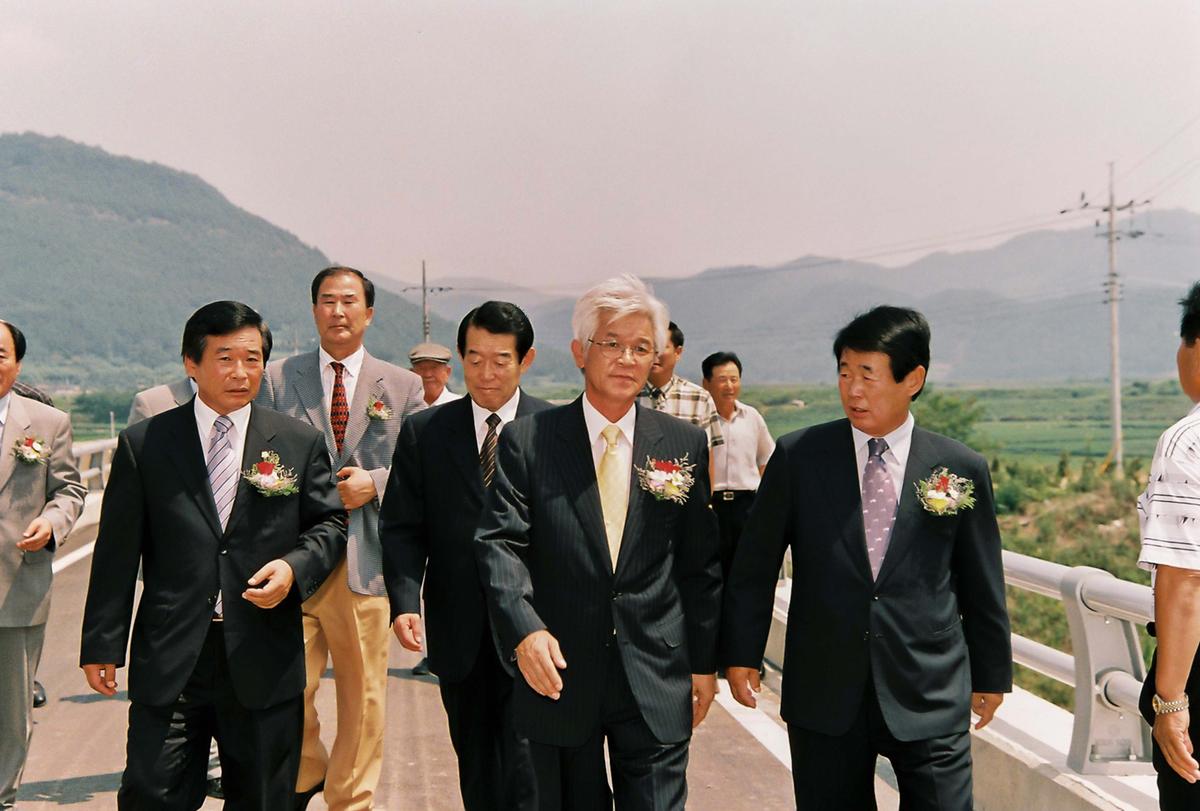 죽고교 가설공사 준공