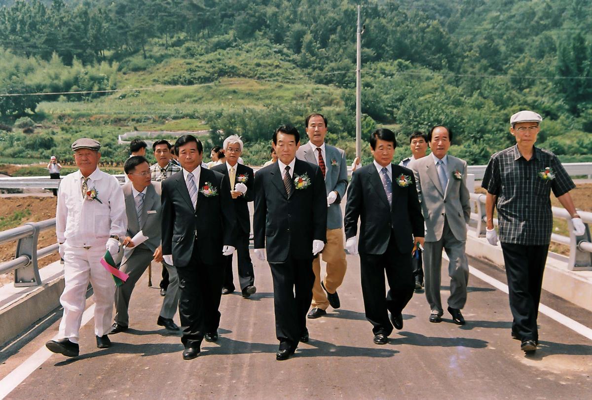 죽고교 가설공사 준공