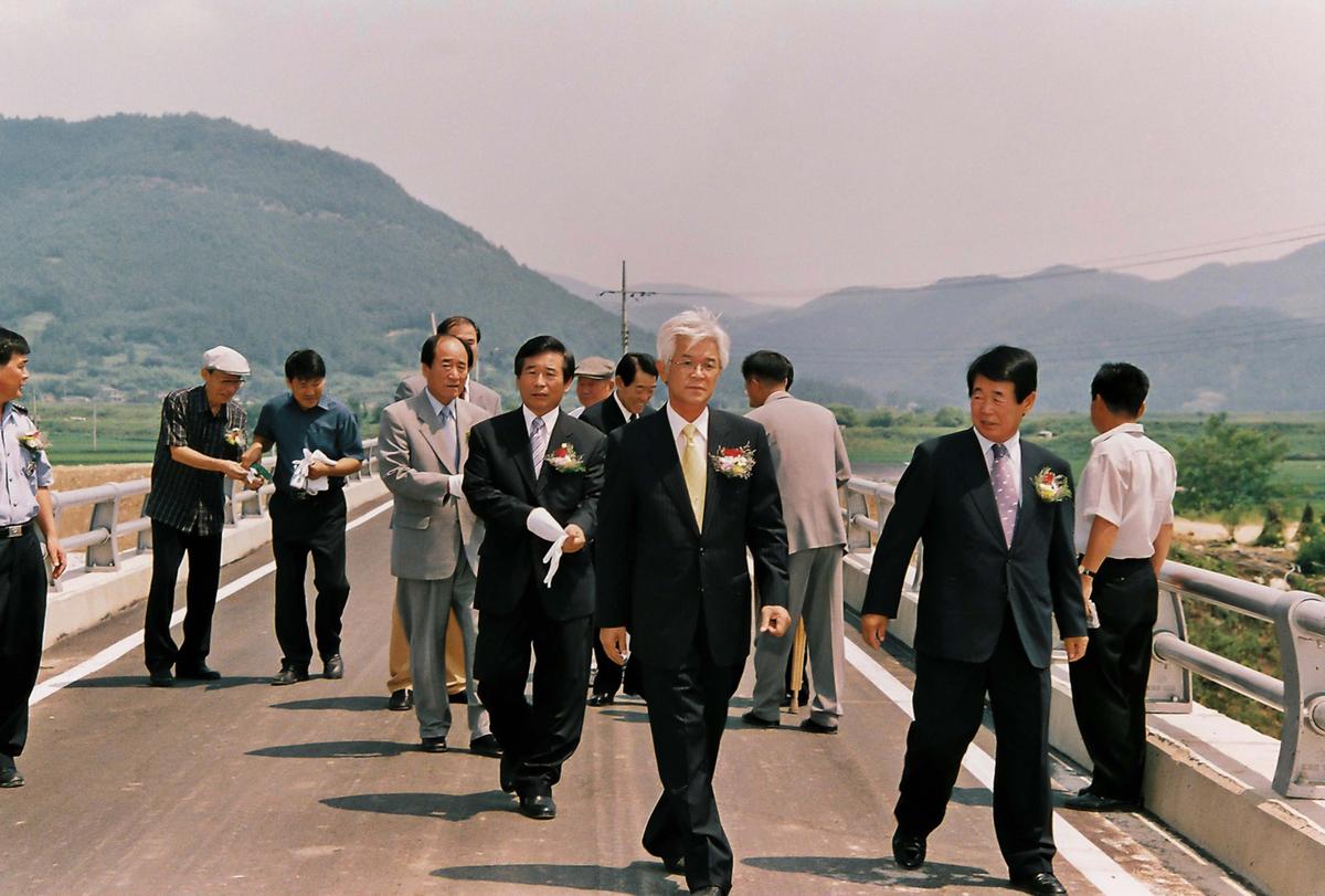 죽고교 가설공사 준공