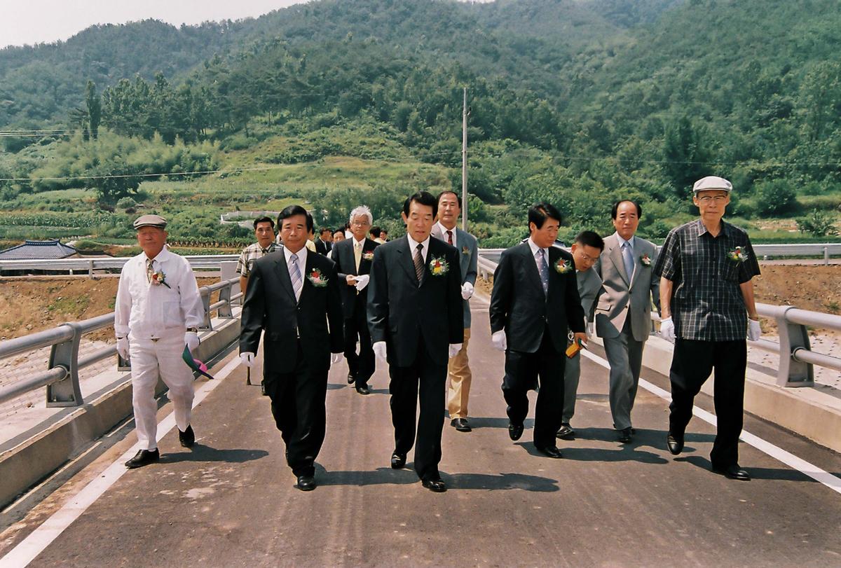 죽고교 가설공사 준공