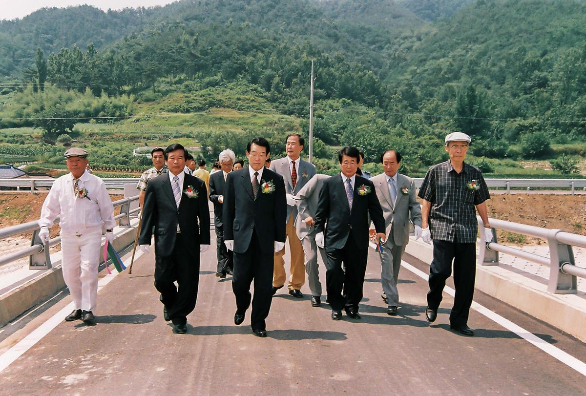 죽고교 가설공사 준공