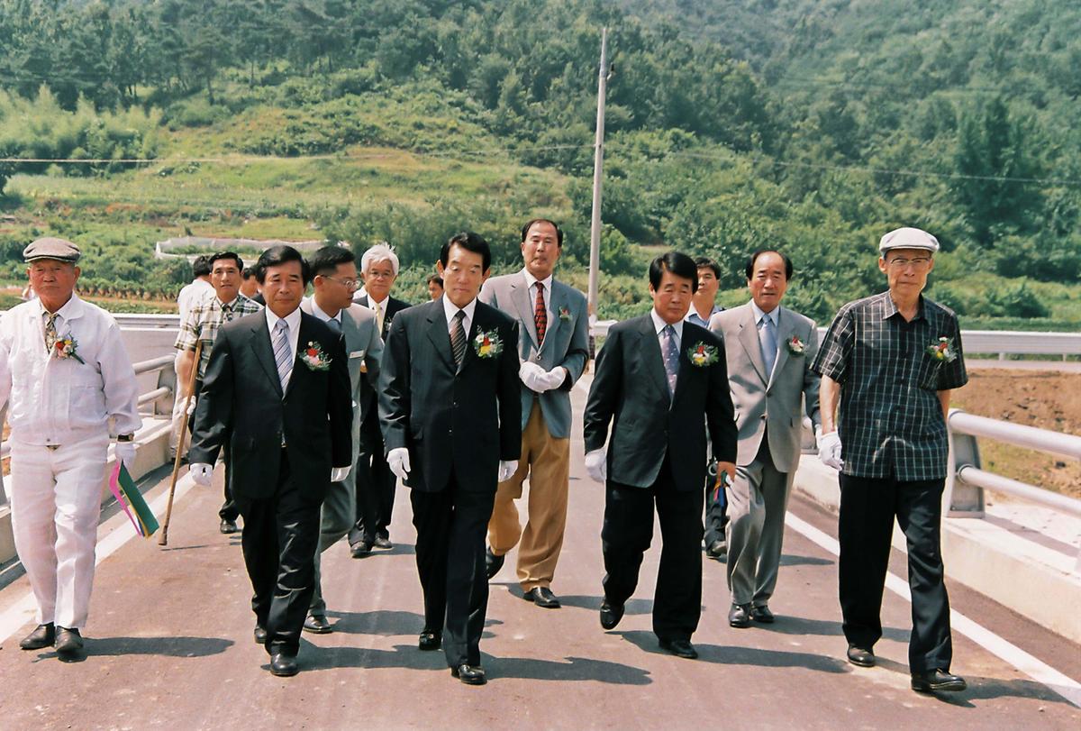 죽고교 가설공사 준공