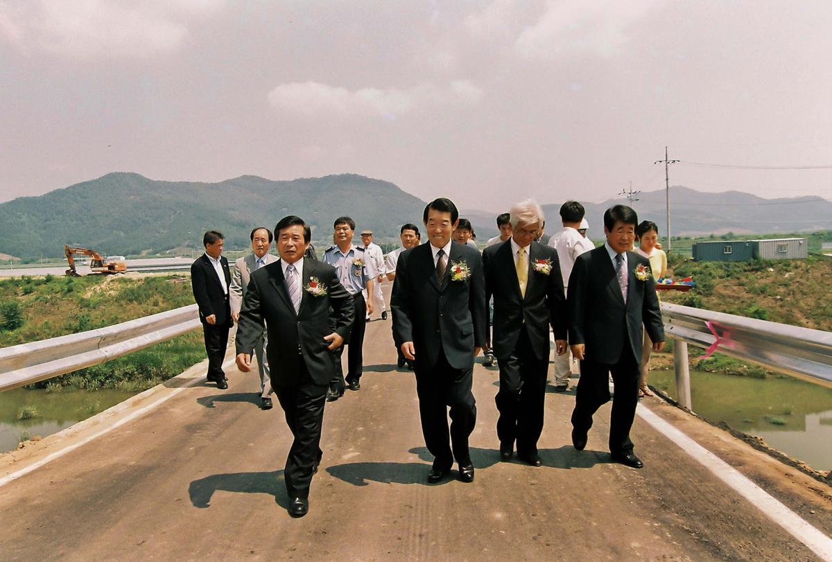 죽고교 가설공사 준공