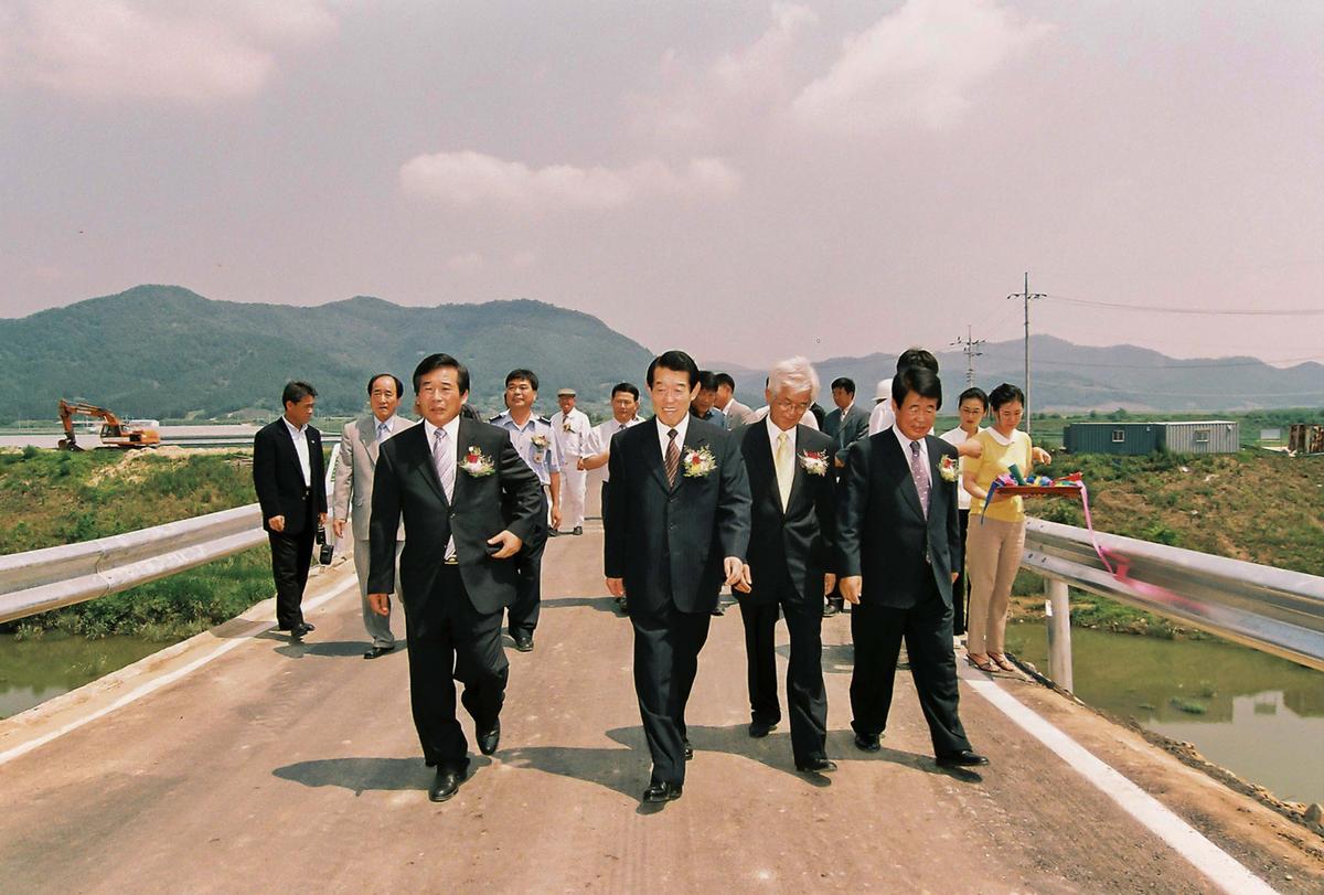 죽고교 가설공사 준공