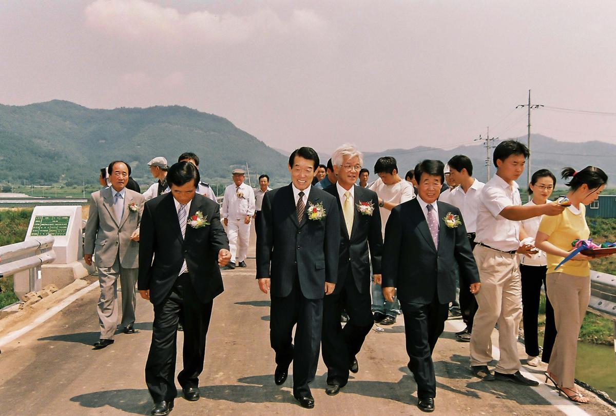 죽고교 가설공사 준공