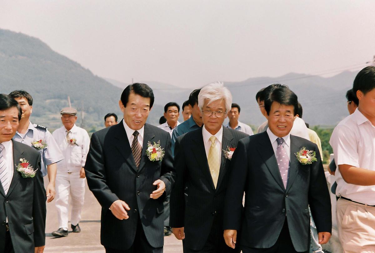 죽고교 가설공사 준공