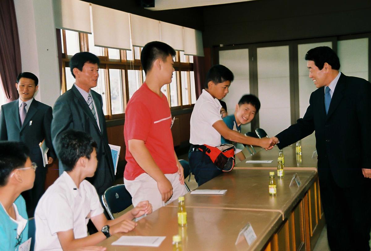 일본국 고외전 중학생 합천군 방문단