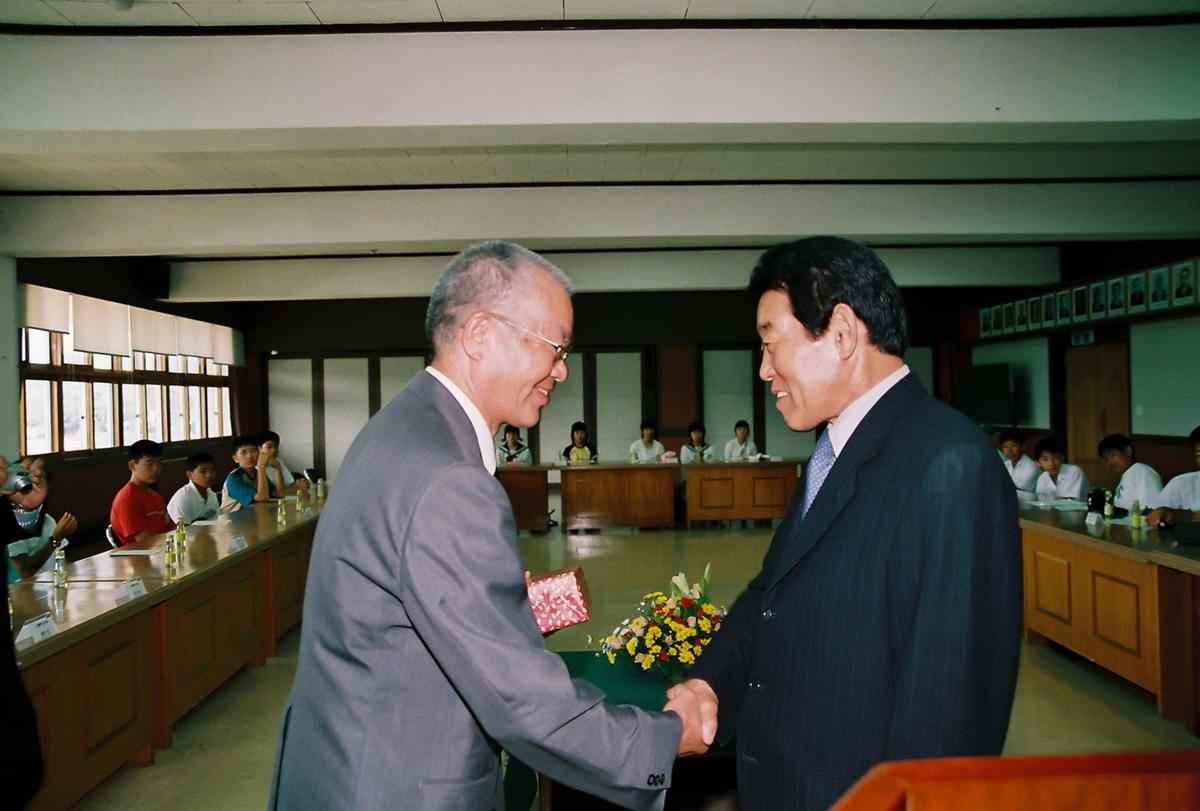 일본국 고외전 중학생 합천군 방문단