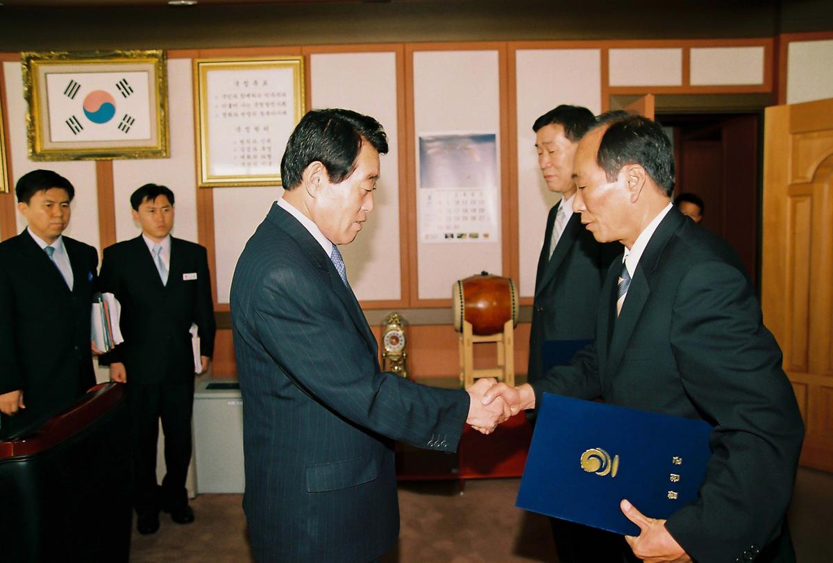 일본국 고외전 중학생 합천군 방문단