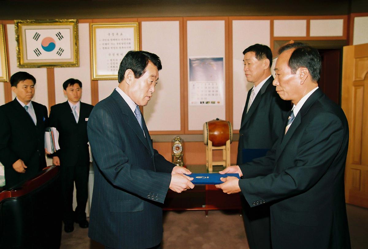 일본국 고외전 중학생 합천군 방문단