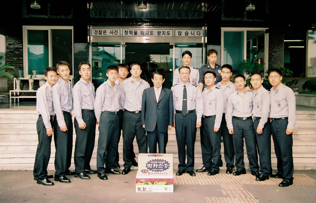 군수님과기념촬영