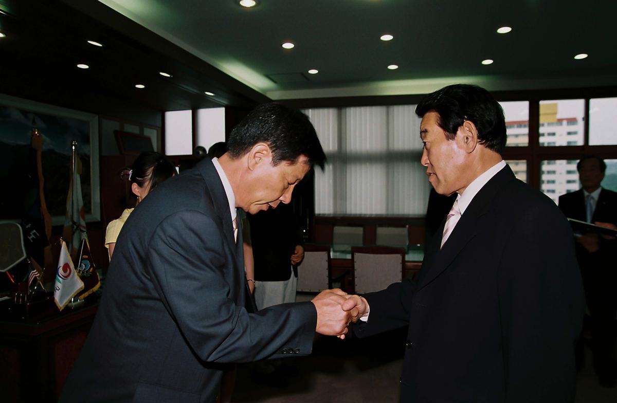 일본국 고뢰정 중학생 합천군 방문단