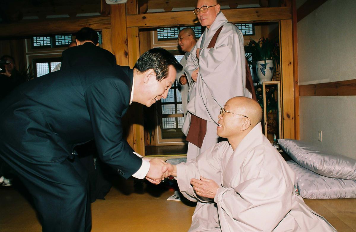 조계종 종정 혜임당 성관대종사 영결식