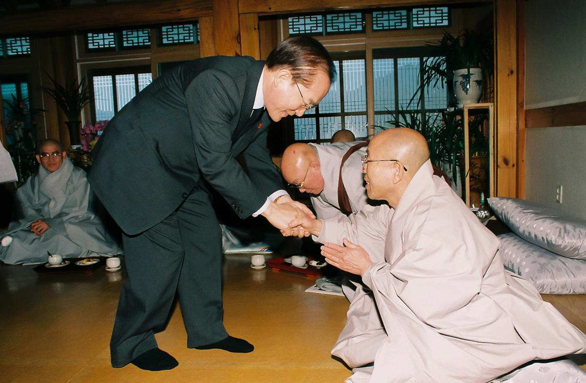 조계종 종정 혜임당 성관대종사 영결식