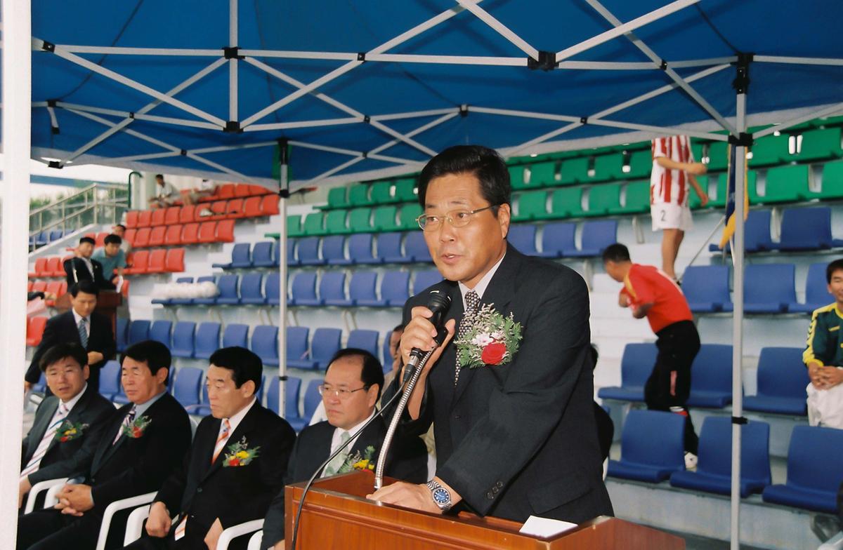 합천군 축구협회회장기 우승