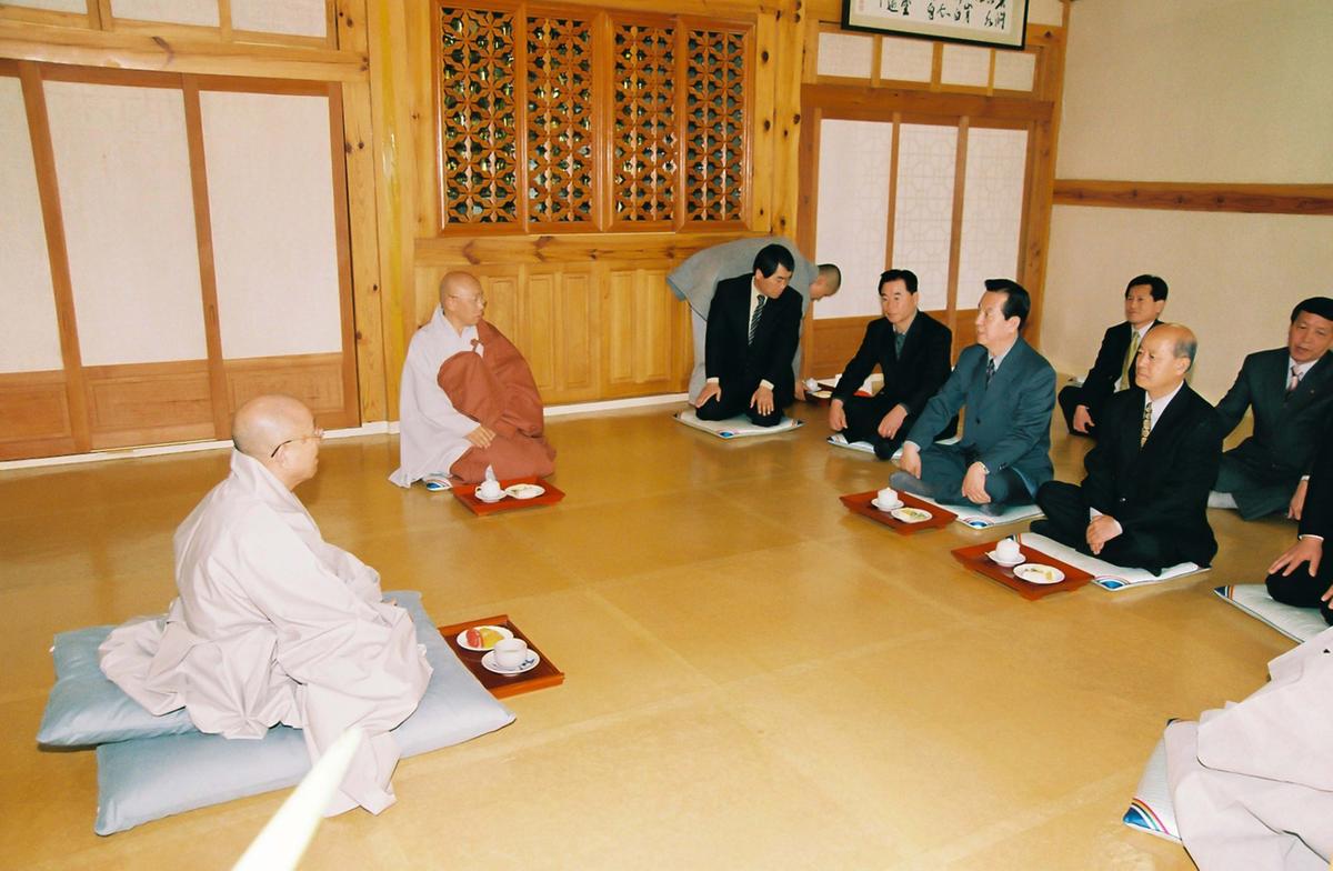 해인사 성보박물관 개관 법요식