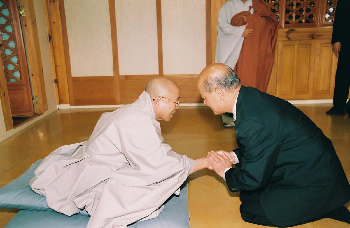 해인사 성보박물관 개관 법요식