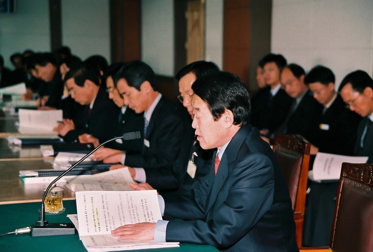 2003년도 군정업무보고