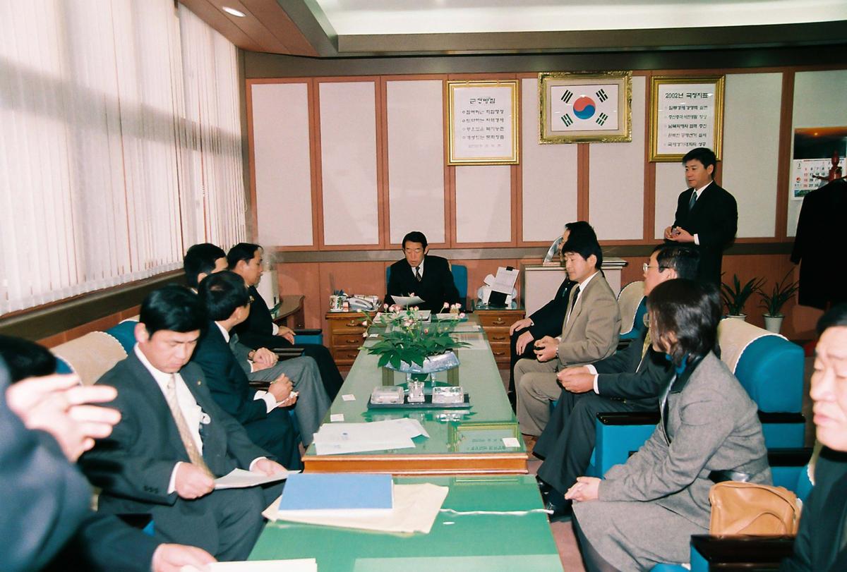 군정 모니터 요원과의 간담회